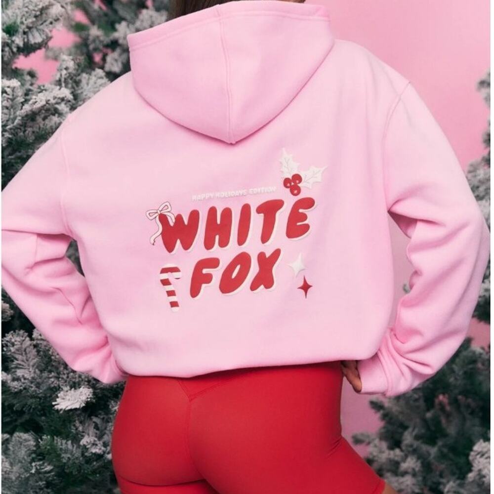 White Fox Boutique "Favourite Time Of The Year Oversized Hoodie Posy" M/L
